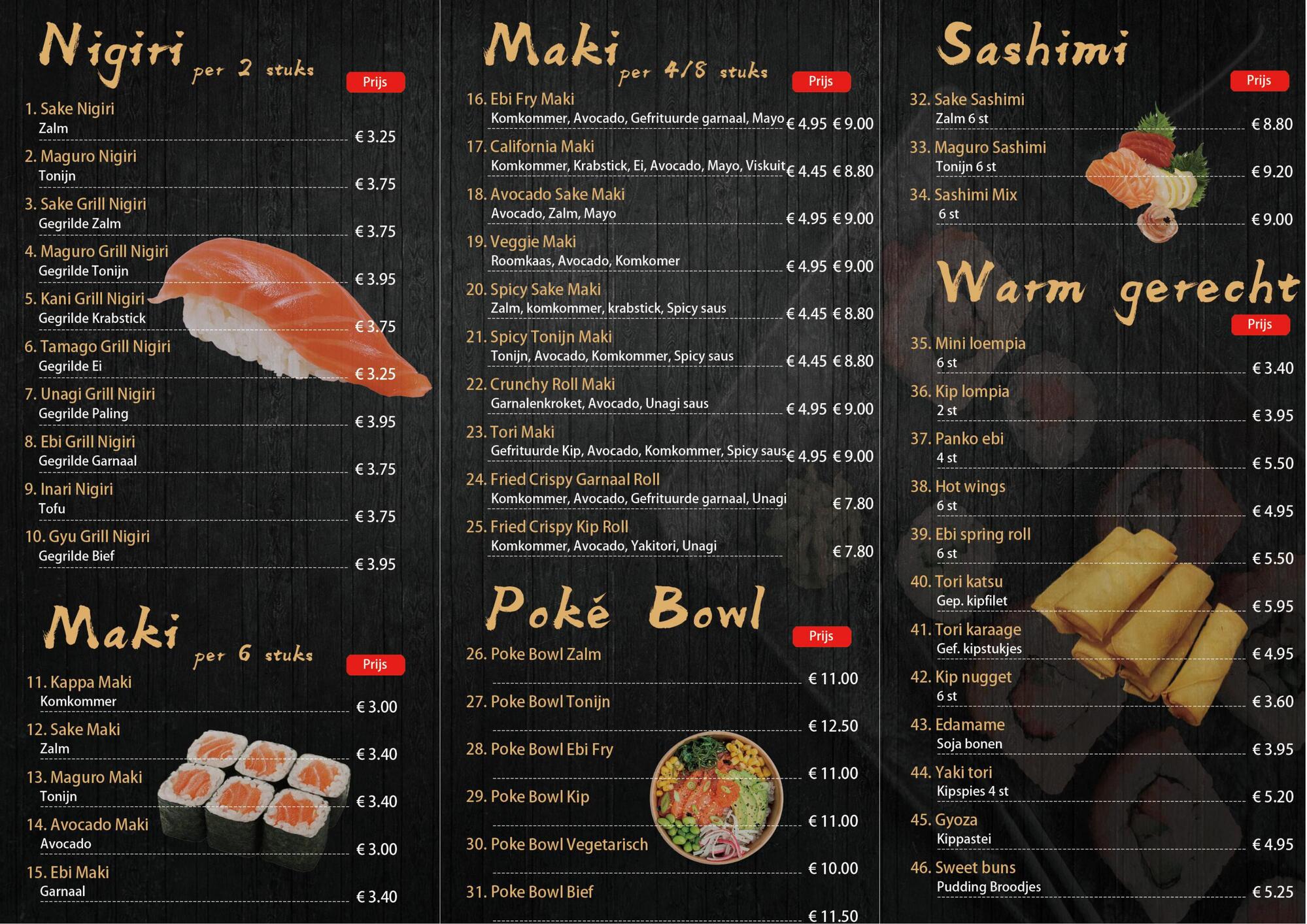 Home Sushi & Bowls Julianadorp